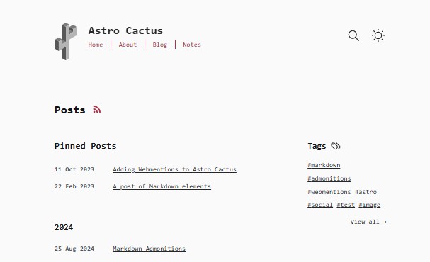 Preview of Simple blog